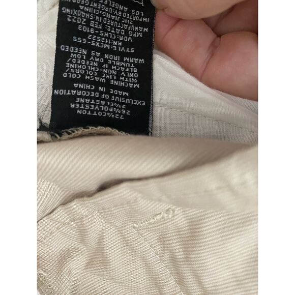 NWT Civil Society mens Badgley shorts in stone large - Picture 9 of 10